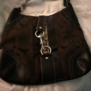 Authentic Chocolate brown Coach purse.